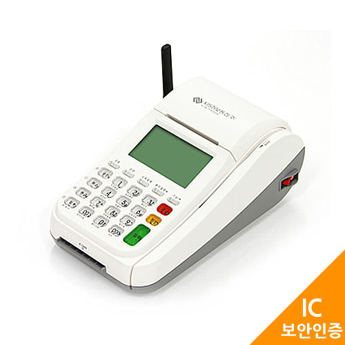 KIS-7500/카드단말기+서명패드/카드결제기/IC결제와 이더넷 연동 사용을 기본 탑재한 2인치 써멀단말기